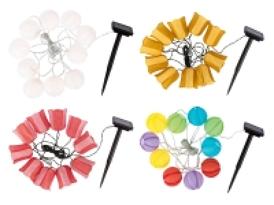 LIVARNO home LED Sommerlichterkette mit Solarpanel 5.99 €