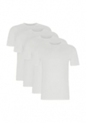 Karstadt K|town K|town T-Shirt, 4er-Pack, V-Ausschnitt, uni, für Herren