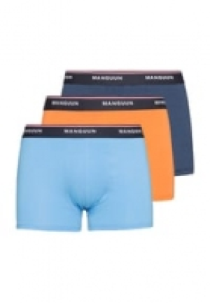 MANGUUN Pants, 3er-Pack, Logo-Bund, Stretch-Anteil, für Herren