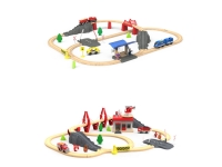 Lidl Playtive Playtive Eisenbahn-Set, aus Echtholz