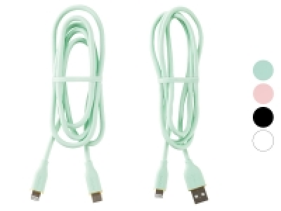 TRONIC Lade- und Datenkabel, USB-A / USB-C auf Lightning, 1 m