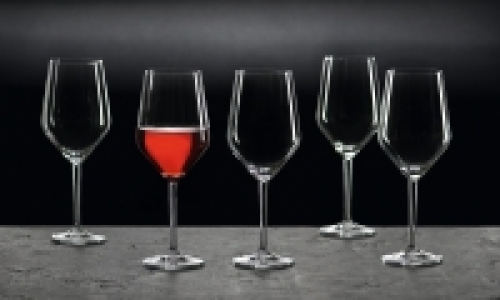 Netto  Rotweinglas 480 ml, Valerie, 6er Set