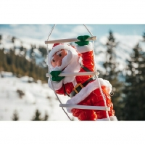 Bauhaus  Weihnachtsmann mit LED Leiter