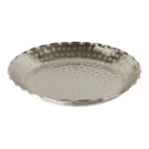 Gehämmerte Platte aus Metall, Ø ca. 28,5cm 13.99 €