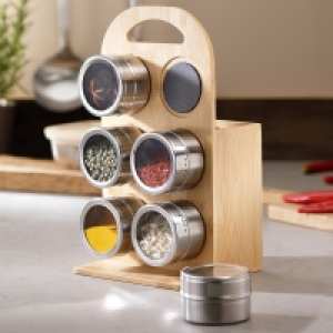 Gewürzdosen mit Besteckköcher, 7-teilig 13.99 €