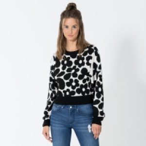 Damen-Pullover mit Blumenmuster 13.99 €