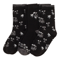 NKD  Damen-Socken mit Muster, 3er-Pack