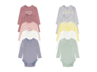 lupilu Baby Mädchen Bodies, 5 Stück, aus reiner Bio-Baumwolle 12.99 €