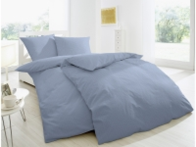 Primera Renforcé Bettwäsche Uni Blau
