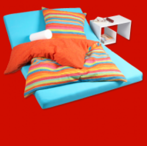 FACOTTI Seersucker-Wendebettw&auml;sche-Garnitur 14.99&nbsp;&euro;