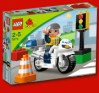 LEGO-Motorrad-Polizist