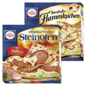 Original Wagner Steinofen Pizza Salami oder Flammkuchen Elsässer Art 1.89 €