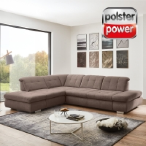 Roller  polsterpower Ecksofa - nougat - verschiedene Ausführungen 