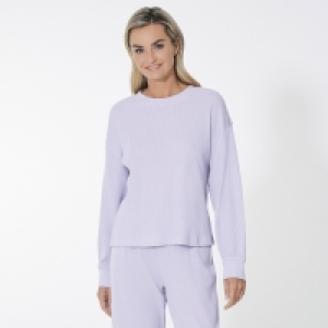 Damen-Langarmshirt mit Waffelstruktur 10.00 €