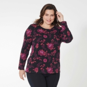 Damen-Sweatshirt mit Blumenmuster, große Größen 10.00 €