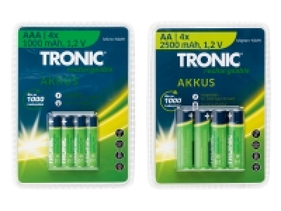 TRONIC Akku Ni-MH »Ready 2 Use«, 4 Stück