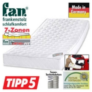 7-Zonen-Tonnen-Taschenfederkern-Matratze 99.95 €