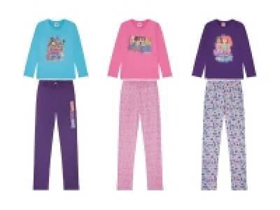 Lidl Lego LEGO Kinder Mädchen Pyjama 2tlg. mit Druck auf der Vorderseite