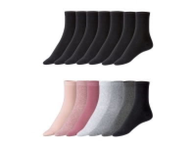 Lidl Esmara esmara Damen Socken, 7 Paar, mit Baumwolle