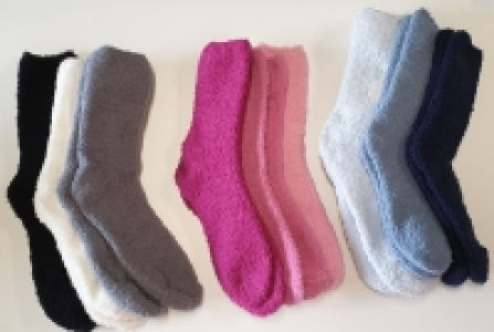 Netto  Damen Kuschelsocken -pink 35-38