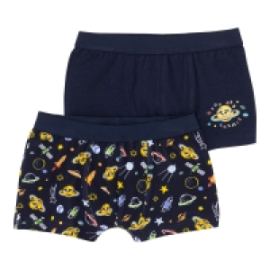 NKD  Jungen-Retroshorts mit Weltall-Muster, 2er-Pack