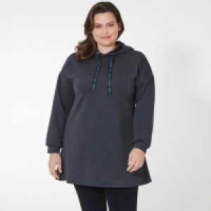 NKD  Damen-Sweatkleid mit Kapuze, große Größen