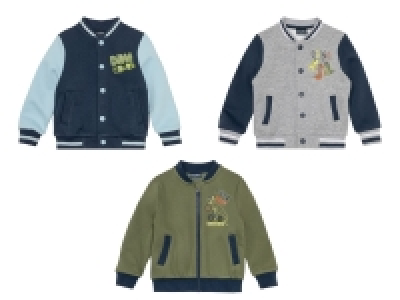 lupilu Kleinkinder Jungen Collegejacke mit Print auf der Brust 7.99 €