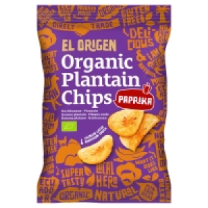 Aldi S&uuml;d  EL ORIGEN Organic Plantain Chips 80 g