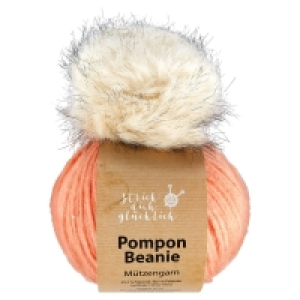 STRICK DICH GLÜCKLICH Pompon-Beanie Mützengarn 127 g 5.99 €