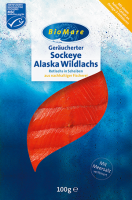 Ebl Naturkost  BioMare Sockeye Alaska Wild-Lachs Geräuchert