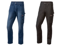 Lidl Parkside PARKSIDE Herren Jeans-Arbeitsbundhose, Straight Fit, normale Leibhöhe