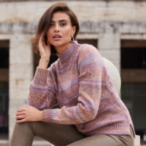 Damen-Strickpullover mit Stehkragen 10.00 €