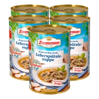 Netto  Zimmermann Leberspätzle-Suppe 400 ml, 5er Pack