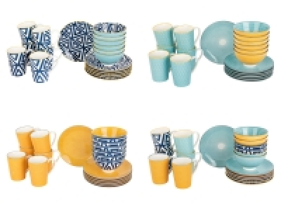 ERNESTO® Porzellan Geschirrset, 18-teilig 22.22 €
