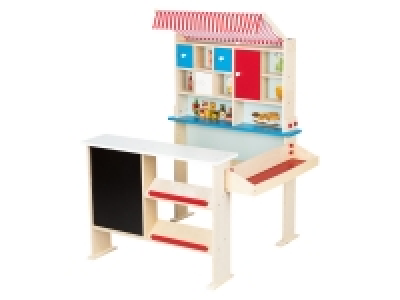 Playtive Holz Kaufladen, mit Markise und Angebotstafel 44.99 €