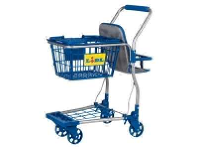 Lidl Playtive Playtive Einkaufswagen, mit Einkaufskorb und Puppensitz