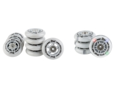 CRIVIT Inliner Rollen mit Kugellager, 8er Set / LED Rollen 4er Set 9.99 €