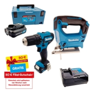 Makita Akku Spezialset CXT CLX237SAJ + 50 Filial-Gutschein 219.99 €