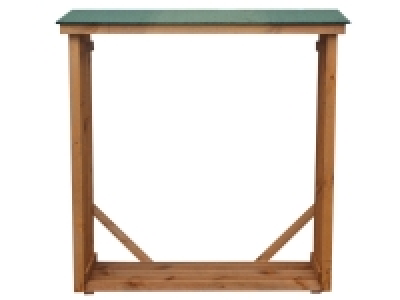 dobar Großes Kaminholzregal, Kiefer, grün-braun 62.71 €