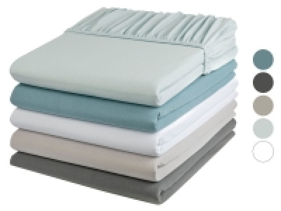 LIVARNO home Bi-Elastic Jersey Spannbettlaken, 180-200 x 200 cm 16.99 €