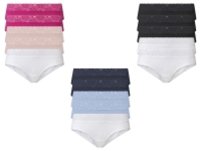 esmara® Damen Hipster, 5 Stück, mit hohem Baumwollanteil 9.99 €