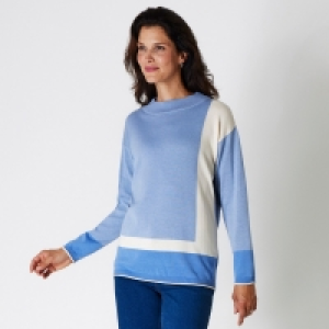 Damen-Pullover mit Farbblock-Design 23.39 €