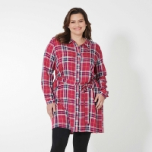 Damen-Blusenkleid mit Karomuster, große Größen 23.39 €