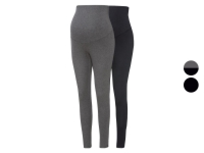 esmara® Damen Umstands Leggings, 2 Stück, mit Bio-Baumwolle 9.99 €