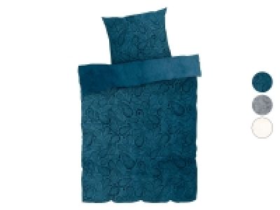 LIVARNO home Plüsch Wendebettwäsche, 135 x 200 cm 11.99 €