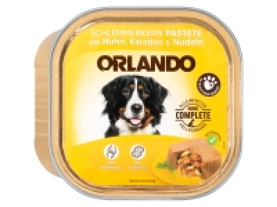 ORLANDO Hundevollnahrung Premium Huhn mit Gemüsekern, 18x 300g