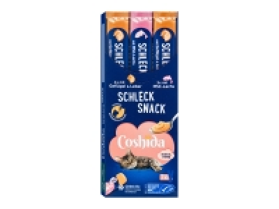 COSHIDA Katzen Schleck-Snack verschiedene Sorten, 10x 112g