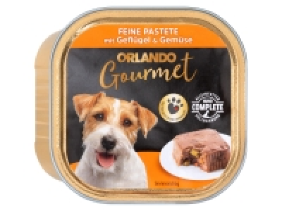 ORLANDO Gourmet Hundenassnahrung Feine Pastete mit Geflügel & Gemüse