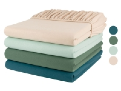 LIVARNO home Bi-Elastic Jersey Spannbettlaken, 180-200 x 200 cm 17.99 €