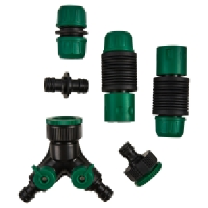 GARDENLINE Schlauch-Zubehör oder 8-Funktionen-Handbrause 3.99 €